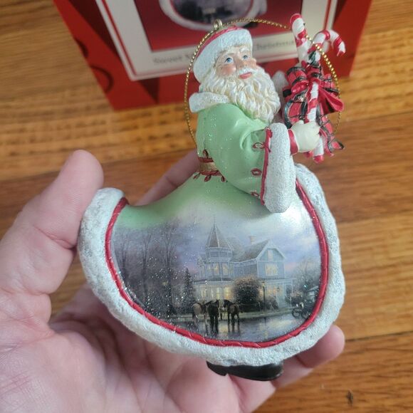 The Bradford Editions Thomas Kinkade Christmas Ornament - Picture 2 of 4